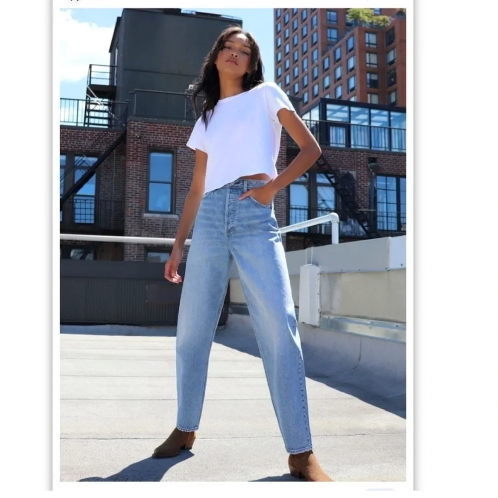 Aritzia Denim Forum Mia Jean Size 29 NWT High Rise Curve - Picture 3 of 16